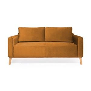 Musztardowa sofa 3-osobowa Vivonita Milton Trend