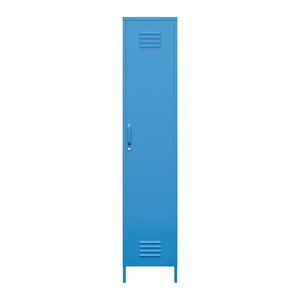 Niebieska metalowa szafka Novogratz Cache, 38x185 cm