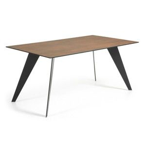 Stół do jadalni z brązowym blatem La Forma Nack, 160 x 90 cm