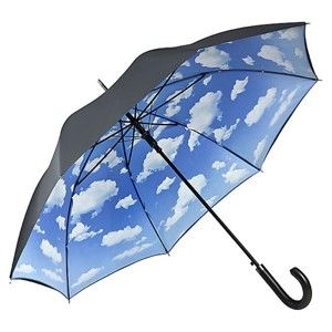Niebieski parasol z podwójną warstwą Von Lilienfeld Bavarian Sky Double Layer, ø 100 cm