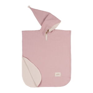 Różowe muślinowe poncho dla niemowląt rozmiar M - Malomi Kids