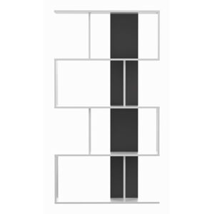 Biały/czarny regał 89x165 cm Sigma – TemaHome