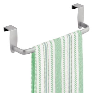 Wiszący metalowy uchwyt na ręczniki kuchenne iDesign Axis, 27x18 cm