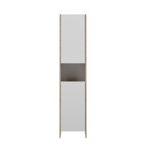 Biała szafka łazienkowa z brązowym korpusem TemaHome Biarritz, szer. 38,2 cm