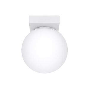 Biała lampa sufitowa z szklanym kloszem ø 12 cm Umerta – Nice Lamps