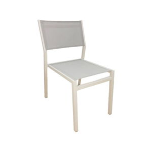 Zestaw 4 krzeseł ogrodowych z aluminiową konstrukcją Ezeis Calypso