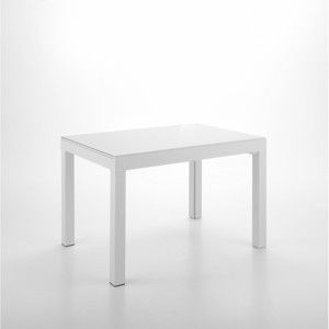 Biały rozkładany stół do jadalni Design Twist Jeddah
