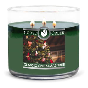 Świeczka zapachowa w szklanym pojemniku Goose Creek Christmas Tree, 35 godz. palenia