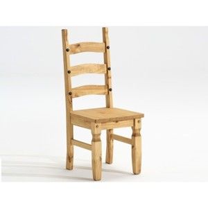 Zestaw 2 krzeseł z litego sosnowego drewna SOB Mexiko