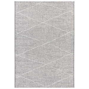 Antracytowo-beżowy dywan odpowiedni na zewnątrz Elle Decor Curious Blois, 77x150 cm