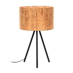 Brązowa lampa stołowa La Forma, wys. 56 cm