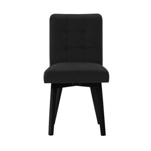 Czarne krzesło z czarnymi nogami My Pop Design Haring