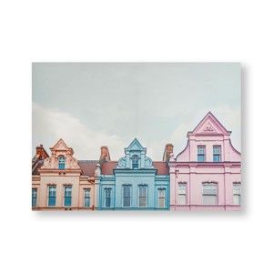 Obraz Graham & Brown Pretty Pastel Skyline, 70x50 cm