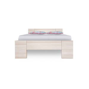 Łóżko jednoosobowe z drewna jesionu Evergreen House Sleep Well, 127x207 cm