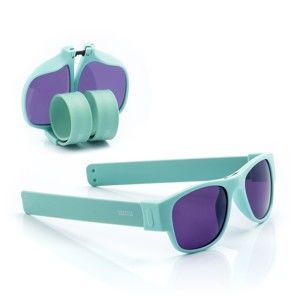 Turkusowo-fioletowe zwijane okulary przeciwsłoneczne InnovaGoods Sunfold PA3