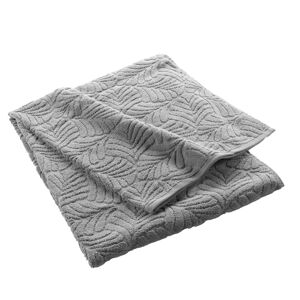 Szary bawełniany ręcznik kąpielowy frotte 90x150 cm Madeira – douceur d'intérieur