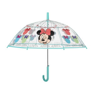 Przezroczysty dziecięcy parasol odporny na wiatr Ambiance Disney Minnie, ⌀ 74 cm