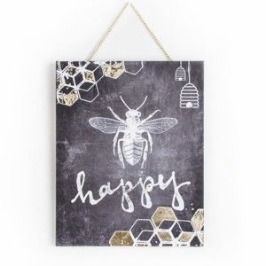 Obraz Graham & Brown Bee Happy, 40x50 cm