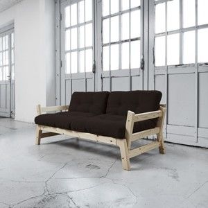 Sofa rozkładana Karup Step Natural/Brown