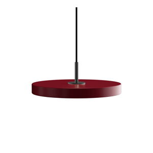 Czerwona lampa wisząca LED z metalowym kloszem ø 31 cm Asteria Mini – UMAGE