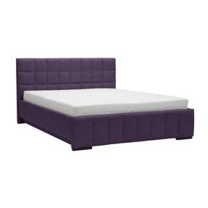 Fioletowe łóżko 2-osobowe Mazzini Beds Dream, 180x200 cm