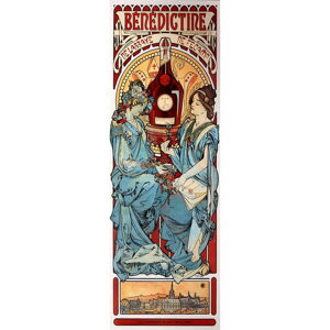 Obraz - reprodukcje 30x90 cm Benedictine, Alfons Mucha – Fedkolor