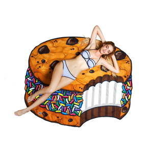 Koc plażowy w kształcie ciastka Big Mouth Inc., ⌀ 152 cm