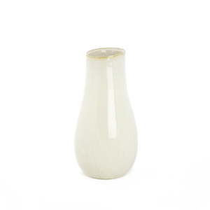 Kremowobiały wazon ceramiczny Simla Soft, wys. 19 cm