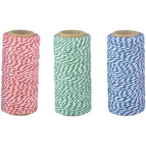 Zestaw 3 bawełnianych sznurów ogrodowych Esschert Design Colors