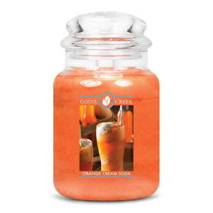 Świeczka zapachowa w szklanym pojemniku Goose Creek Pomarańczowa lemoniada 150 h