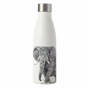 Biała nierdzewna butelka termiczna Maxwell & Williams Marini Ferlazzo Elephant, 500 ml