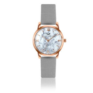 Zegarek damski z paskiem ze stali nierdzewnej w srebrnym kolorze Victoria Walls Mia