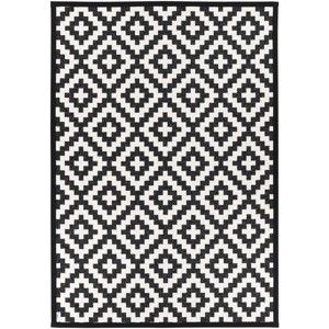 Czarno-biały dywan dwustronny Narma Viki Black, 200x300 cm