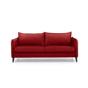 Czerwona sofa 3-osobowa Softnord Leo