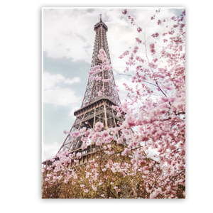 Obraz na płótnie Styler Romantic Eiffel, 100x75 cm