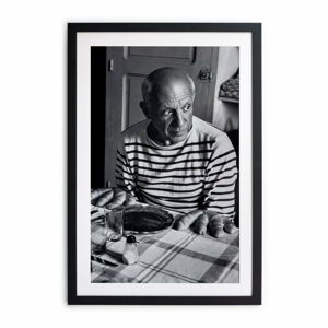 Czarno-biały plakat Little Nice Things Picasso, 40x30 cm