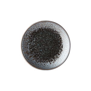 Czarno-szary talerz ceramiczny MIJ Pearl, ø 25 cm