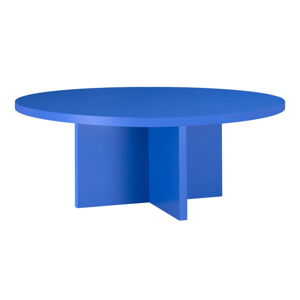 Niebieski okrągły stolik ø 80 cm Pausa – Really Nice Things