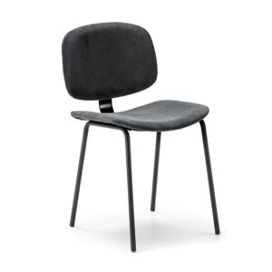 Czarne krzesła zestaw 2 szt. Arus – Marckeric