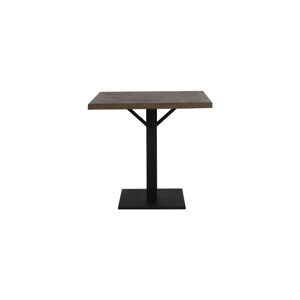 Ciemnobrązowy stół 80x80 cm Chisa – Light & Living