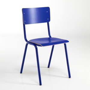 Zestaw 2 niebieskych krzeseł Tomasucci School