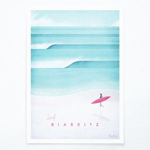 Plakat Travelposter Biarritz, A3