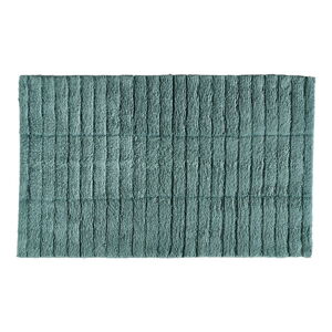 Zielony dywanik łazienkowy 80x50 cm Tiles − Zone