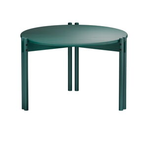 Zielony okrągły stolik z litego drewna sosnowego ø 60 cm Sticks – Karup Design