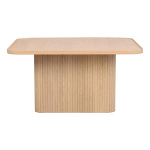 Naturalny stolik z drewna dębowego Rowico Sullivan, 80x80 cm