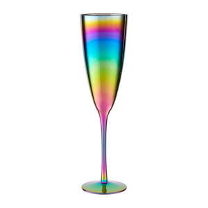 Zestaw 4 kieliszków do szampana z efektem tęczy Premier Housewares Rainbow, 290 ml