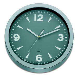 Szary zegar ścienny Kela Florenz, ø 20 cm