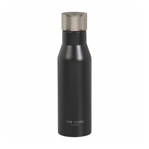 Czarna butelka na wodę Ted Baker Knurled, 500 ml