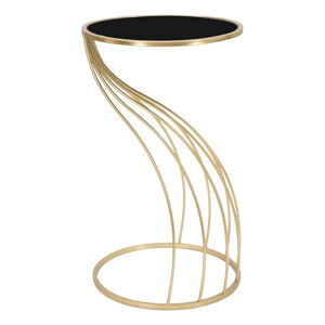 Okrągły stolik ze szklanym blatem ø 43 cm Flush – Mauro Ferretti