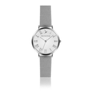 Zegarek damski z paskiem ze stali nierdzewnej w srebrnym kolorze Emily Westwood Oldtown